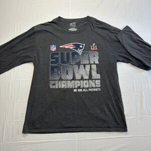 Fanatics New England Patriots Super Bowl Champions Mens Long Sleeve TShirt Large